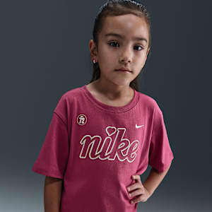 Playera para niños talla pequeña Nike Cozy