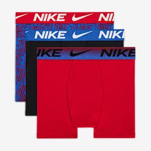 Nike Dri-FIT Essentials Big Kids' Printed Boxer Briefs (3-Pack)
