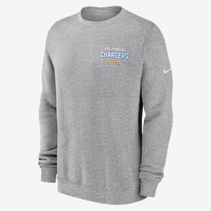 Los Angeles Chargers Draw Block Club Men's Nike NFL Pullover Crew