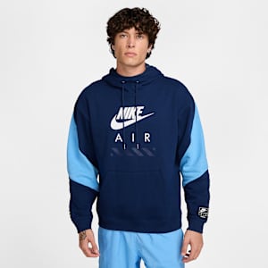 Sudadera con gorro sin cierre de tejido Fleece para hombre Nike Air