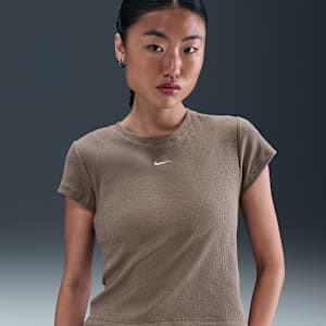 Nike Sportswear Women's Tight Ribbed Short-Sleeve T-Shirt