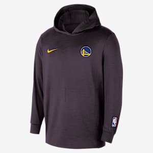 Sudadera con gorro sin cierre Nike de la NBA ligera para hombre Golden State Warriors Restore
