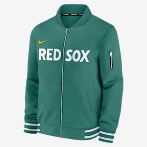 Boston Red Sox Authentic Collection City Connect Men's Nike MLB Full-Zip Bomber Jacket