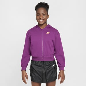 Nike Sportswear Older Kids' (Girls') Full-Zip Hoodie