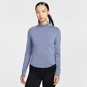 Nike Swift 女款 Dri-FIT UV 1/4 拉鍊開襟跑步上衣