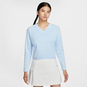 Nike Women's V-Neck Long-Sleeve Golf Top