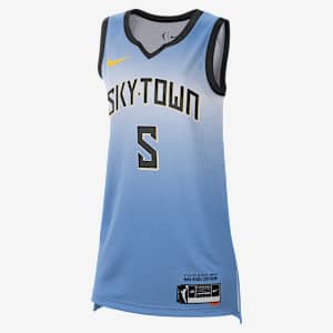 Jersey Nike Dri-FIT de la WNBA Victory Angel Reese Chicago Sky 2024 Rebel Edition