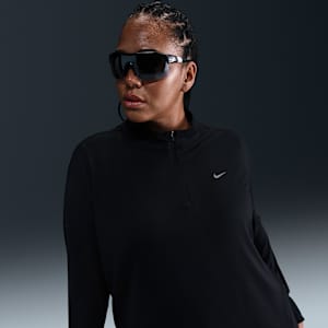 Nike Swift Women's Dri-FIT UV 1/4-Zip Running Top (Plus Size)