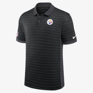Polo Nike Dri-FIT de la NFL para hombre Pittsburgh Steelers Sideline Victory Stripe