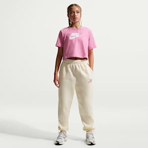 Nike Sportswear Club Fleece Girls' Loose Graphic Trousers