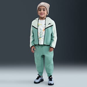 Conjunto de 2 piezas de sudadera de cierre completo Tech Fleece infantil Nike Sportswear