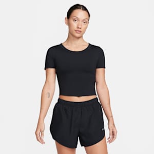 Nike One Fitted Women's Dri-FIT Short-Sleeve Cropped Top