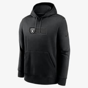 Sudadera con gorro sin cierre Nike de la NFL para hombre Las Vegas Raiders Edge