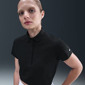 Polo de golf de manga corta para mujer Nike