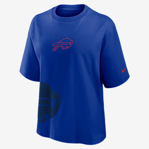 Playera Nike de la NFL para mujer Buffalo Bills Boxy