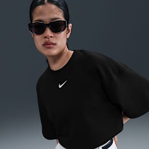 Nike Sportswear Phoenix Fleece Women's Loose Short-Sleeve Cropped French Terry Top