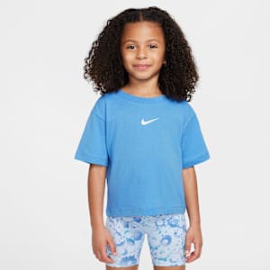 Playera deportiva Femme para niños talla pequeña Nike