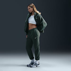Pants de entrenamiento de tiro medio para mujer Nike Sportswear Phoenix Fleece