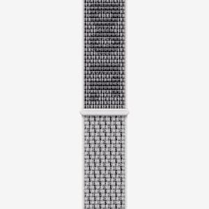 41mm Summit White/Black Nike Sport Loop - Regular