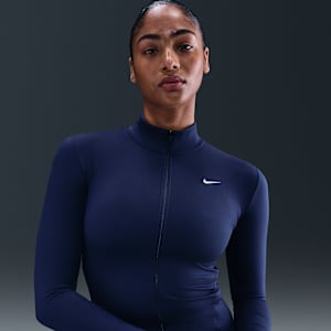Casaco com fecho completo Dri-FIT Nike One Fitted para mulher