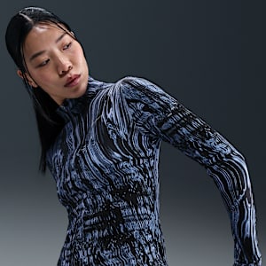 Nike Swift Women's Dri-FIT UV 1/2-Zip Printed Running Top