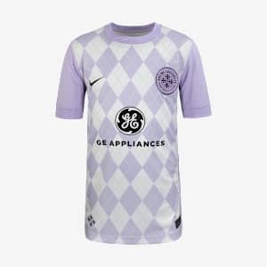 Jersey Nike Dri-FIT de la NWSL Replica para niños talla grande Racing Louisville FC 2025 Stadium Home