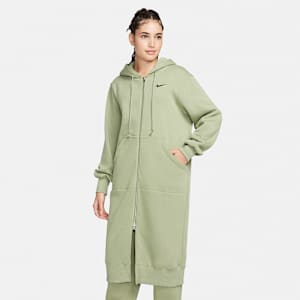 Sudadera con gorro con cierre completo larga oversized para mujer Nike Sportswear Phoenix Fleece