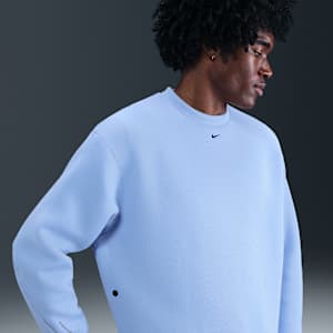 Sudadera de cuello redondo de tejido Fleece de ajuste holgado para hombre Nike Tech