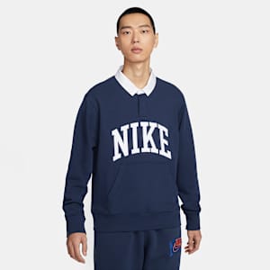Nike Club Fleece Men's Long-Sleeve Fleece Polo
