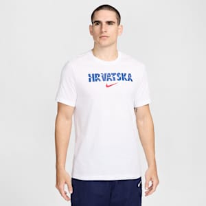 Kroatien Crest Nike Fußball-T-Shirt für Herren
