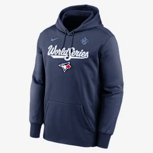 Toronto Blue Jays 2025 World Series Participant Authentic Collection Men’s Nike Therma MLB Pullover Hoodie