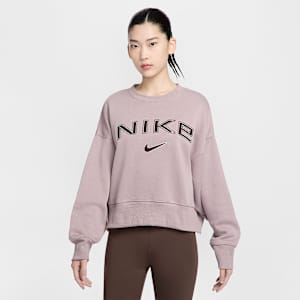 Nike Sportswear Phoenix Fleece Women's Over-Oversized Crew-Neck Logo Sweatshirt