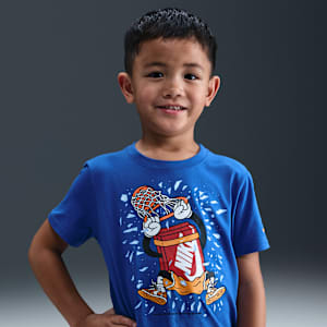 Playera cuadrada Dunk para niños talla pequeña Nike