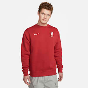 Liverpool F.C. Club Fleece Men's Nike Football Crew-Neck Sweatshirt