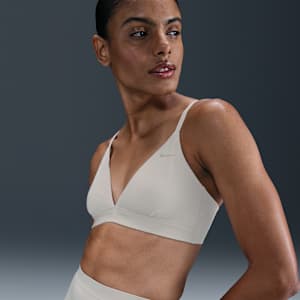 Nike Form ungepolsteter Triangel-Sport-BH mit leichtem Halt (Damen)