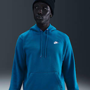Sudadera con gorro sin cierre de tejido Fleece para hombre Nike Club