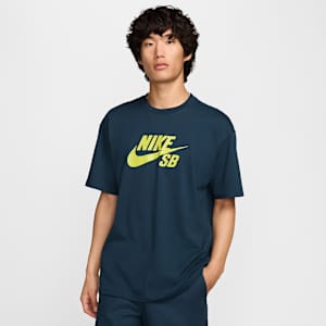 เสื้อยืดสเก็ตบอร์ดมีโลโก้ Nike SB