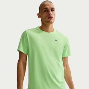 Nike Miler UV hardlooptop met korte mouwen en Dri-FIT voor heren