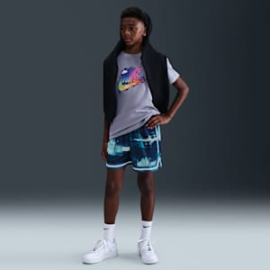 Shorts de básquetbol Dri-FIT de 13 cm para niños talla grande Nike DNA