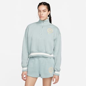 Nike Sportswear Phoenix Fleece Heritage Women's Oversized 1/2-Zip Crop Sweatshirt