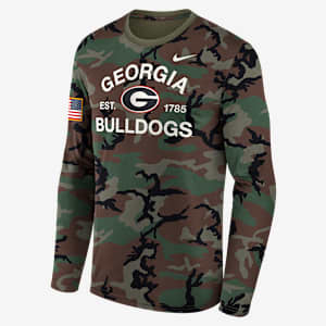 Georgia 2025 Military Appreciation Legend Men's Nike Dri-FIT College Long-Sleeve T-Shirt