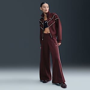 Nike Sportswear Women's Mid-Rise Wide-Leg Track Pants
