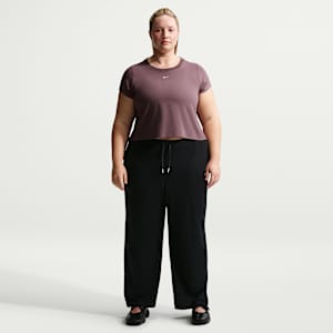 Nike Sportswear Chill Knit Women's Mid-Rise Lightweight Open-Hem Pants (Plus Size)