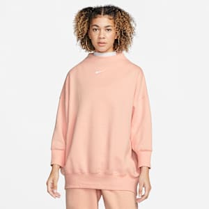Nike Sportswear Phoenix Fleece Women's Over-Oversized Mock-Neck 3/4-Sleeve Sweatshirt