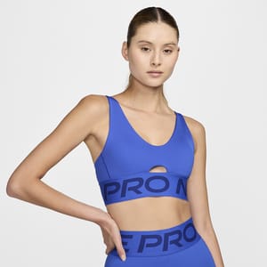 Nike Pro Indy V 領女款中度支撐型襯墊運動內衣