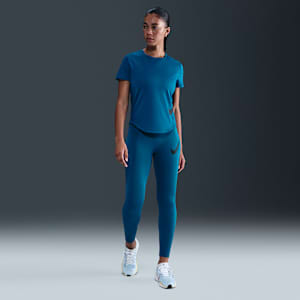 Leggings de correr de tiro alto de 7/8 para mujer Nike Tempo Swoosh Run
