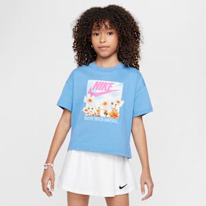 Nike Sportswear Playera para niña talla grande