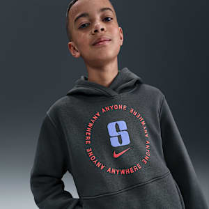 เสื้อมีฮู้ดบาสเก็ตบอลเด็กโต Sabrina Club Fleece