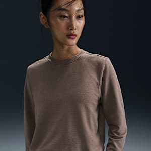 ナイキ Dri-FIT ワン ウィメンズ クルーネック フレンチ テリー スウェットシャツ