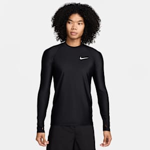 Rashguard de manga larga para hombre Nike Swim Whitewater